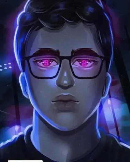 Ilustracion de hombre, al estilo league of legends, realizado por liissart ilustradora y emote artist